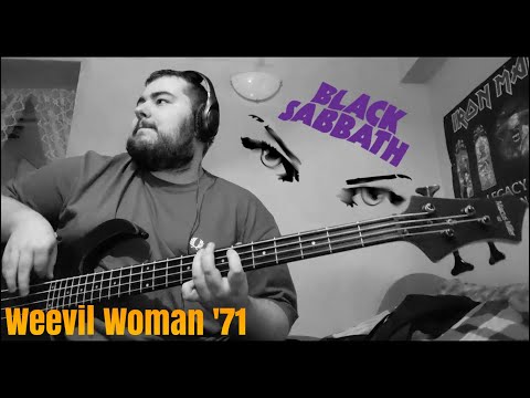 Black Sabbath - Weevil Woman '71 (bonus demo)(bass cover + tabs in description)