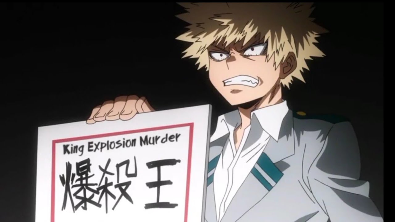 Bakugo's Official Hero Name- King Explosion Murder 😂😂