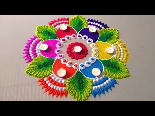 Diwali Rangoli Design by Ashok Etutor