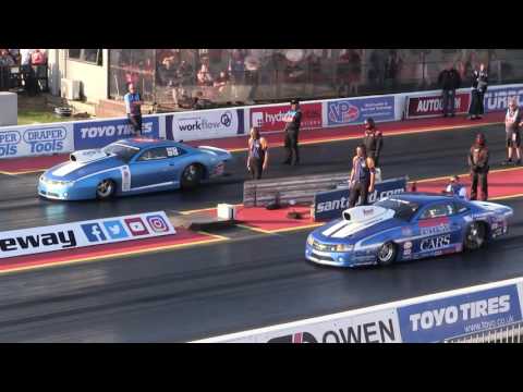 Santa Pod, The Euro Finals 2016. FIA Pro Stock Final.