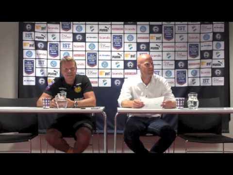 Presskonferens Östers IF - Mjällby AIF 2013-07-27