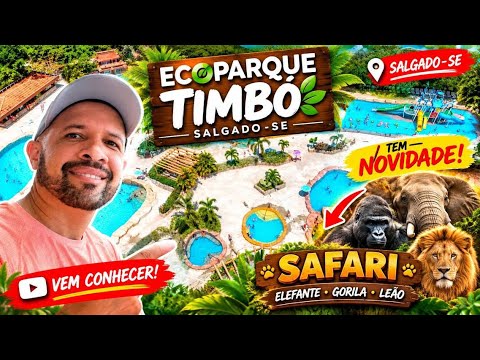 ECOPARQUE TIMBÓ: O Paraíso Escondido de Sergipe!