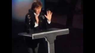 The Beatles Paul McCartney Inducts Ringo Starr into Rock & Roll Hall of Fame - Complete Speech