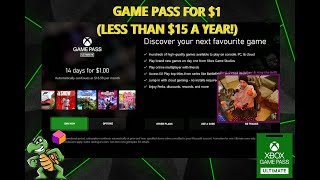 How To Get Xbox Game Pass Ultimate For $1 One Dollar Every Month! (Or Until Microsoft Takes It Away)