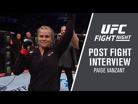 UFC Fighters React To Paige VanZant’s Sick UFC Brooklyn Armbar Win