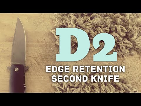 Edge Retention Test: D2 on Viper Keeper (Poor result - two runs)