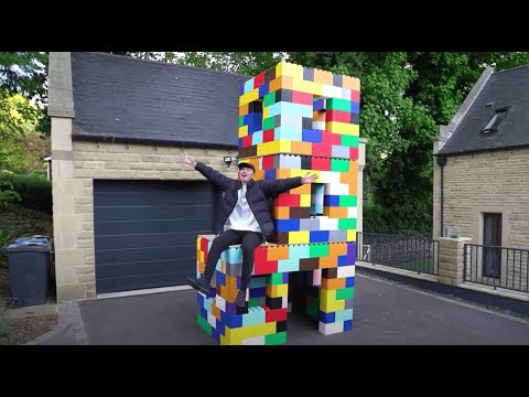 אתגר בנייה מדהים של מבצר 3 קומות עם EverBlock