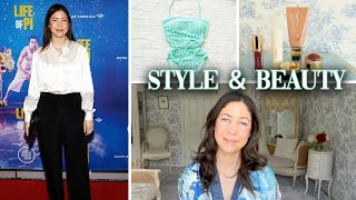 Glowy Le No Makeup Look, Life of Pi Premiere, New Bathing Suit & Wardrobe Chat