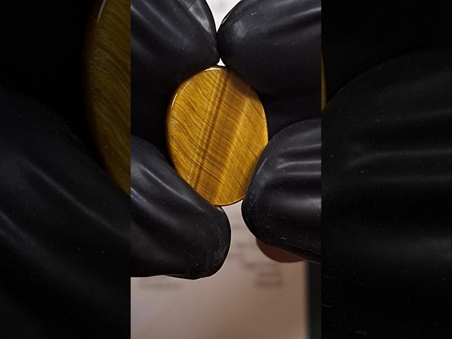 حجر عين النمر الطبيعي مفحوص و موثق بشهادة مختبر