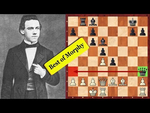Paul Morphy Goes For His Most Famous "Tricky Combination"
