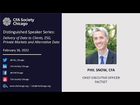 Distinguished Speaker Series: Phil Snow, CFA