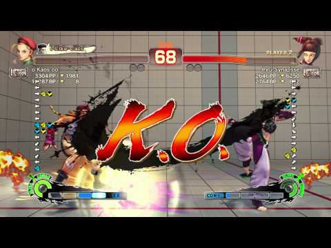 USF4: PxG Synapsse (juri) vs o Kaos oo (cammy)