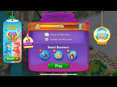 Fishdom 4412 super hard (10 moves) NOBoosters no boosters (no sound)!
