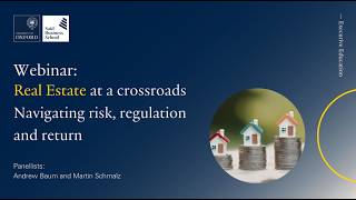 Real Estate at a crossroads: Navigating risk, regulation and return #realestate
