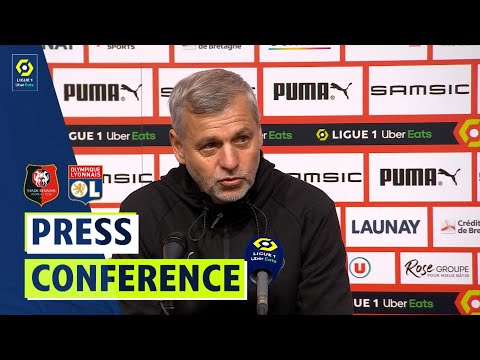 Press Conference STADE RENNAIS FC - OLYMPIQUE LYONNAIS (4-1) / Week 13 - Ligue 1 Uber Eats / 2021-22