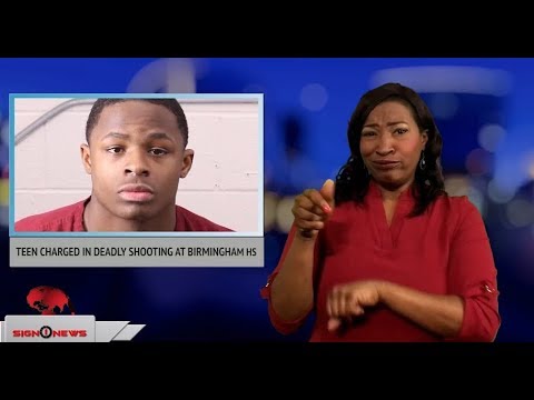 Teen charged in deadly shooting at Birmingham HS (ASL - 3.10.18)