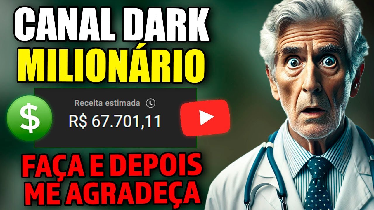 Como Criar um Canal Dark Milionário INICIANTE - O mais fácil de todos (MOSTREI O PASSO A PASSO)