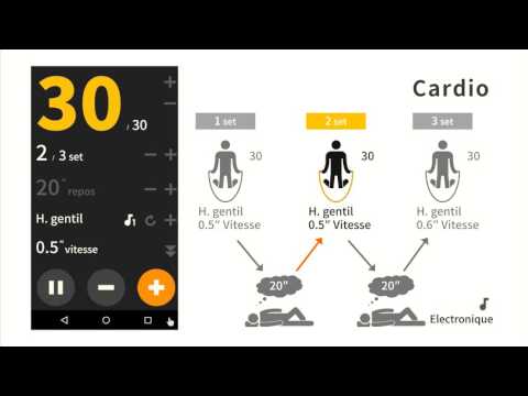 Compteur d’entraînement Rep F Video