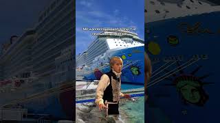 It could be the smallest or largest ship, I'm just happy to be there! #cruise  #cruiseship