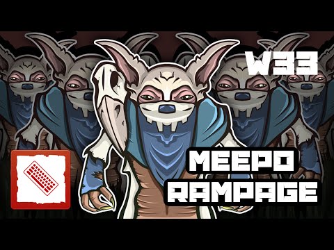 w33 plays meepo. Rampage!  Player perspective gameplay