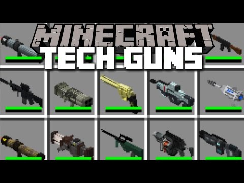 Nuclear Weapons & Death Rays! Extreme Tech Guns Mod