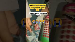 Download lagu hati-hati‼️😭kerugian menabung uang kertas di celengan_ada yang pernah begini❓❓❓  #shorts mp3