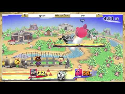 Smash 4: A1SS - Sp00n (Sheik) vs Dan (Kirby) - Winners Finals