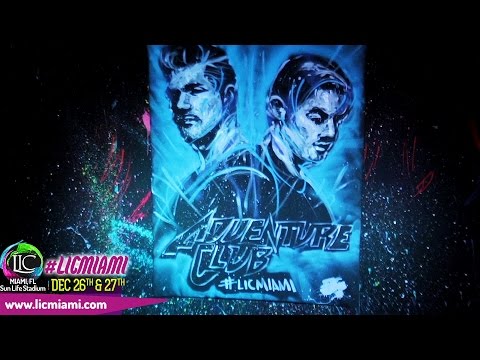 2014 LIC MIAMI FESTIVAL - ADVENTURE CLUB Announcement (PAINTING by David Garibaldi)