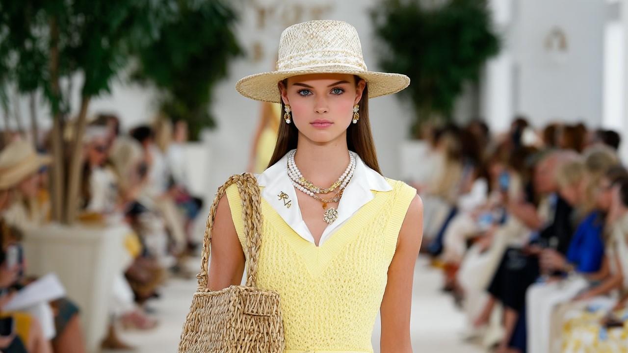 Ralph Lauren SS 2026 | Butter Yellow and Pearl Pastel Summer Style for Women