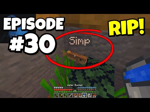 Dumbcraft: Episode #30 - the first pet fish death :(