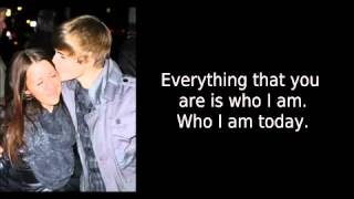 Justin Bieber - Turn To You (Mother&#39;s Day Dedication) Lyrics On Screen