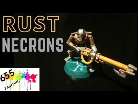 easy to paint Rust necrons. indomitus, rust.