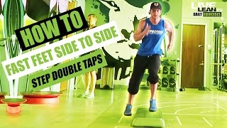 Fast Feet Side to Side Step Double Tap exercise video thumbnail