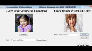 Store Image in SqlServer or MDF file in C# Net Windows Application Part-1