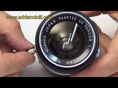 Adapter lens UV TOPCOR Kogaku Tokio  to camera Mirror less
