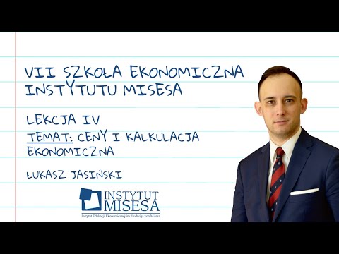 Łukasz Jasiński – Ceny i kalkulacja ekonomiczna