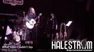"What Sober Couldn't Say" by Halestorm performed by Halestrum