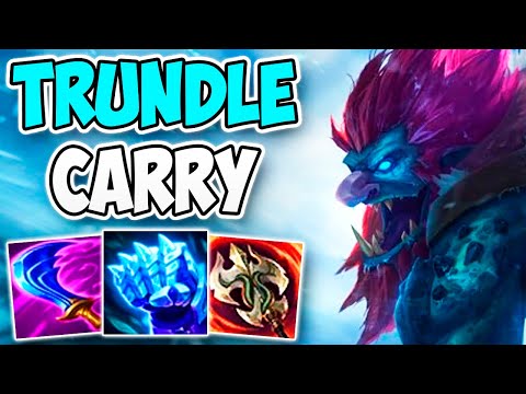 CHALLENGER JUNGLER CARRIES HIS TEAM WITH TRUNDLE! | CHALLENGER TRUNDLE JUNGLE GAMEPLAY | Patch 12.22