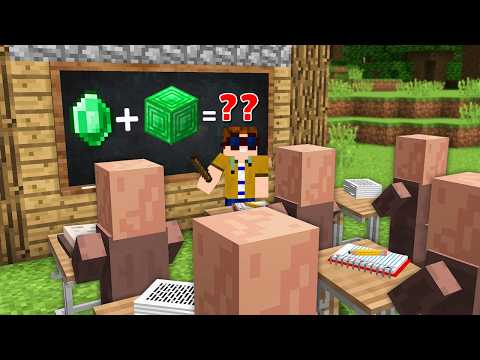 ICH ERÖFFNE eine VILLAGER SCHULE in Minecraft