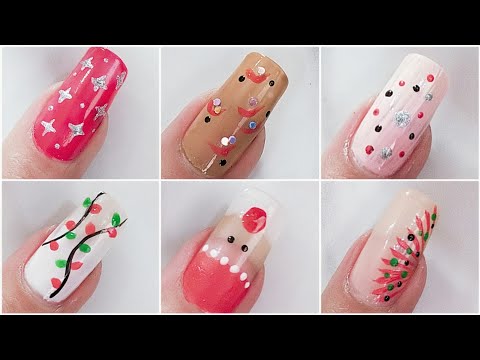 EASY CHRISTMAS NAIL DESIGNS 2023 || Christmas nail art compilation perfect for beginners ❤️🎄