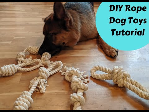 How to Tie Rope Dog Toys - 5 Easy DIY Knots