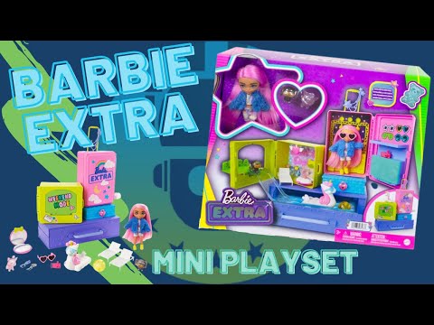 Papildoma lėlė Barbie Mattel – maža lėlė + augintiniai (HDY91) video