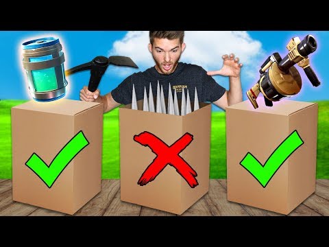 DONT Open the WRONG Fortnite Mystery Box in Real Life!! Video