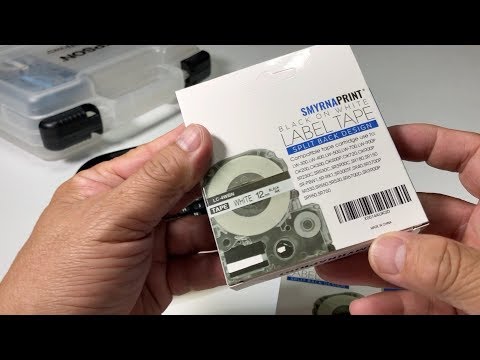 Epson LK-4YBW Label Tape