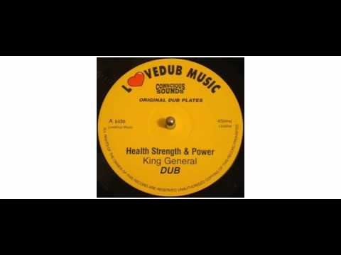 King General / East Meets West - Health Strenght & Power / Militant Style - 10" - LOVEDUB MUSIC