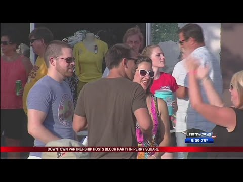 Erie puts on downtown block party