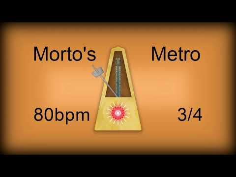 80bpm 3/4 Metronome Woodblock (12 minutes)