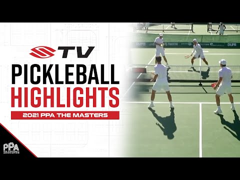 The Heated JW Johnson Firefight Pickleball Highlight - 2021 PPA The Master's Men's Doubles