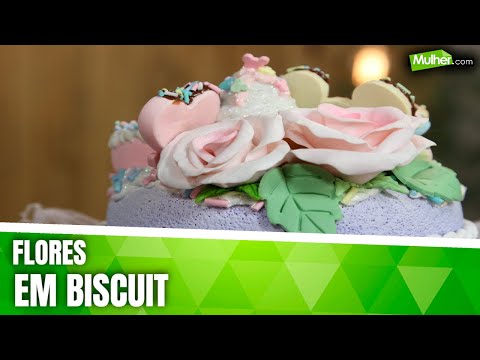 Como fazer Flores em biscuit