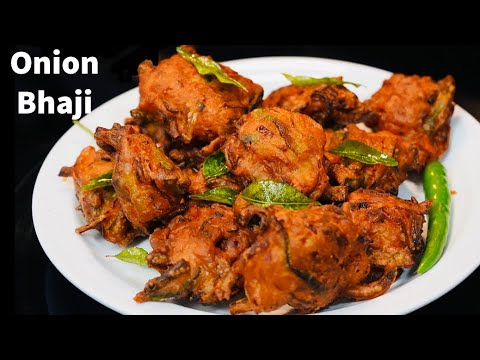 CRISPIEST ONION PAKORA(BETTER THAN RESTAURANT) | Onion Bhaji (VEGAN) | Pakora recipe